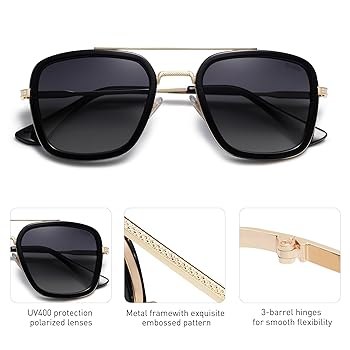 Amazon.com: Gafas de sol polarizadas SOJOS para hombres y